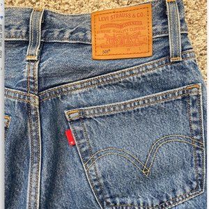 Levi's Original 501 Dark Blue Jean- Size 24